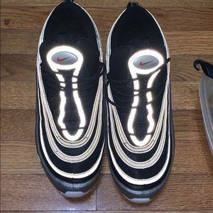 Nike airmax 97 silver and black